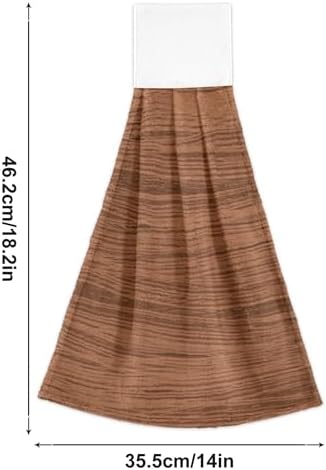 Teak Wood Kitchen Hand Towels 2-Pack