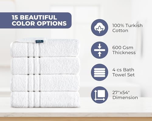 Luxurious Turkish Cotton Bath Towels