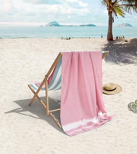 6 PACK Beach Towels Set Oversized Sand-Free 39x71 Incher