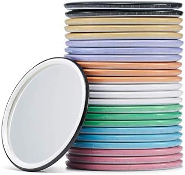 Getinbulk Compact Round Makeup Mirror 25inch 8Colors