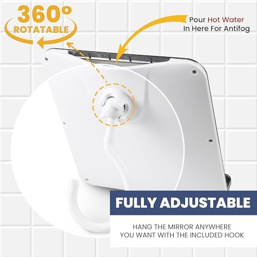 MIRRORVANA Professional Quality Real Glass No Fog Easy to Hang