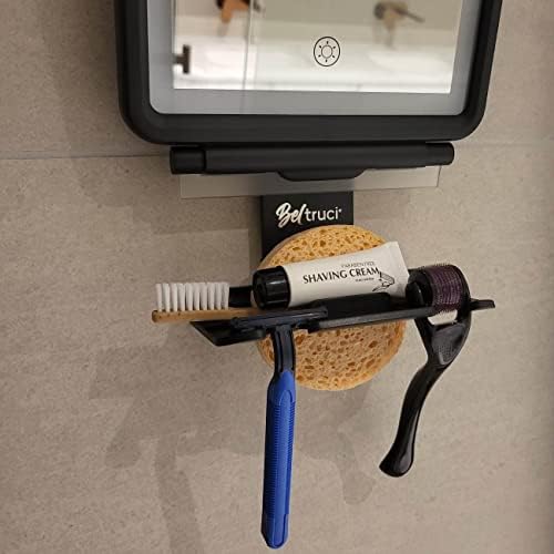Fogless Shower Mirror with Squeegee