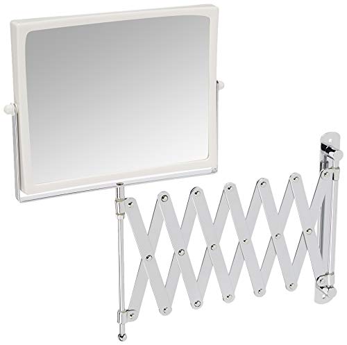 JERDON Two-Sided Swivel Wall-Mounted Vanity Mirror