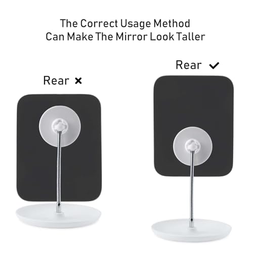Adjustable Vanity Mirror with Stand for Makeup - Portable Travel Companion