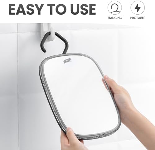Fog-Free Portable TAILI shower mirror for easy shaving