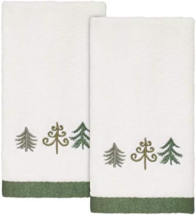 Avanti Linens Fingertip Towels Set of 2 Christmas Trees