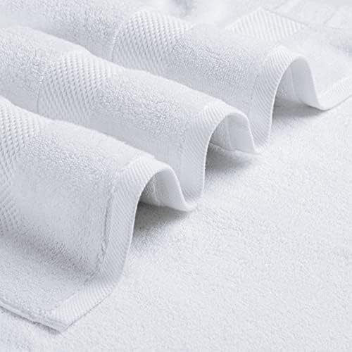 White Classic Luxury Bath Towels Set of 4