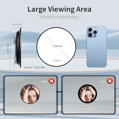 Suupvaor Travel Magnifying Mirror