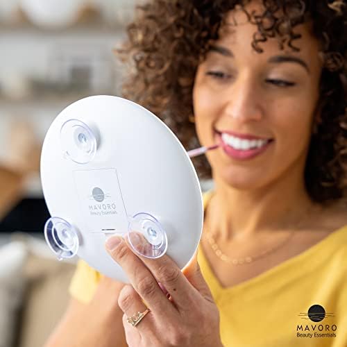 Mavoro 10X Magnifying Mirror with 3 Suction Cups