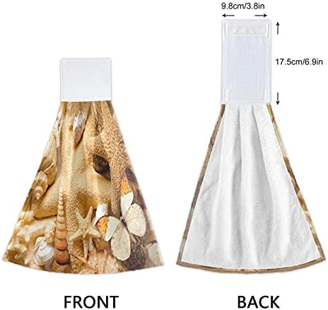 SLHKPNS Corral Sand Starfish Coral Fleece Hand Towels
