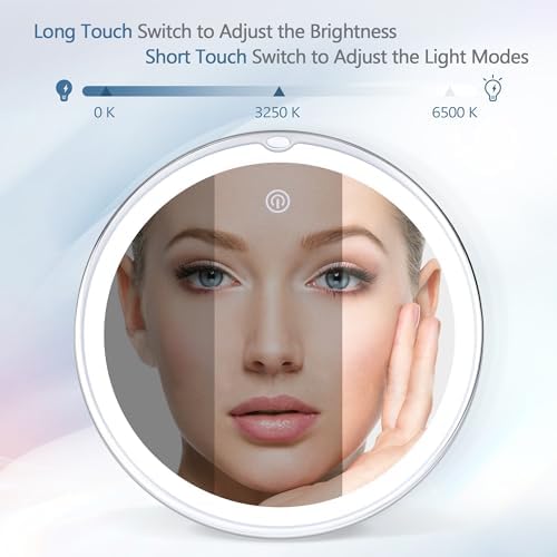 30x Magnifying Mirror with Light