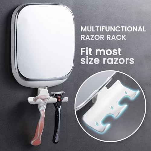 Waterproof Shatterproof Folding Mirror for Shaving Makeup Removal