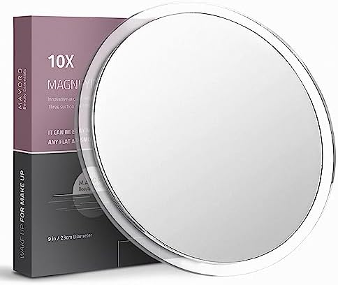 Mavoro 9 Magnifying Mirror with Suction Cups