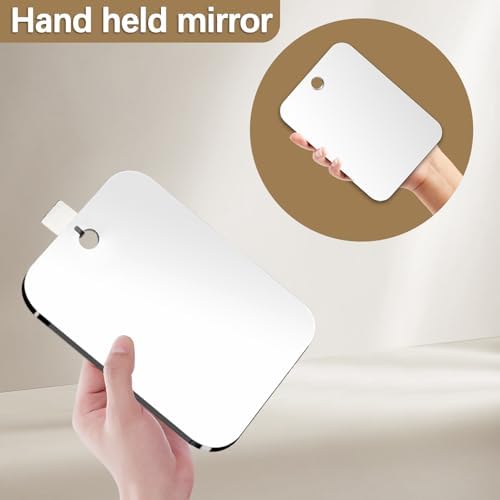 Safe Travel Mirror for Shaving or Makeup