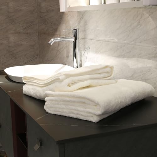 Large Bath Towels 31x62 Cotton Soft Luxurious for Bathroom