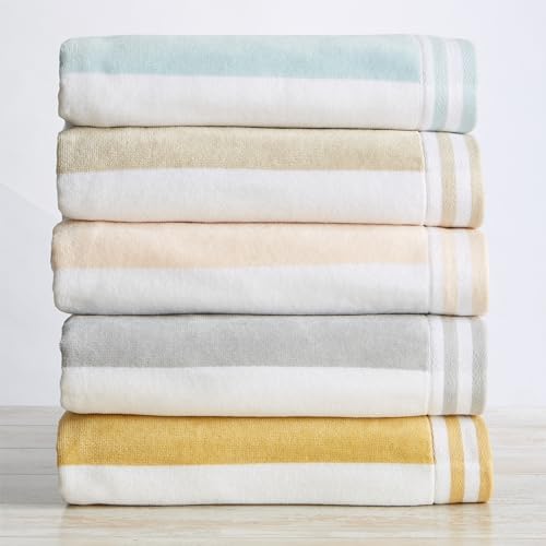 Great Bay Home 100 Cotton Velour Beach Towels 4 Pack