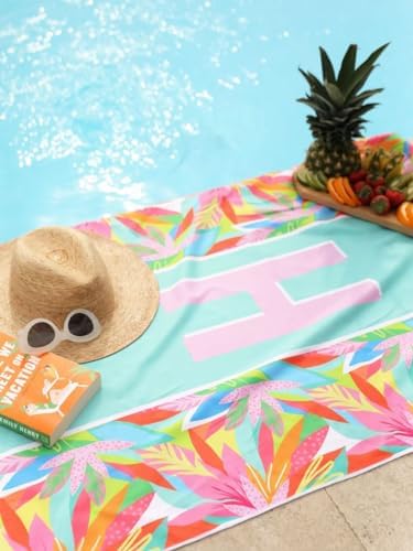 Stylish Beach Towel with Monogram