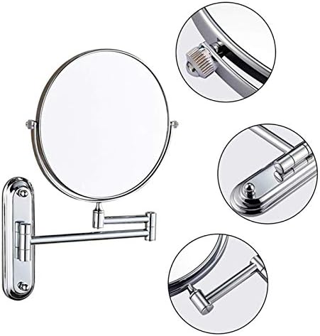 LCARY Portable Travel Rhinestone Vanity Mirror