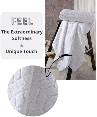 Luxury Turkish Cotton Towels Set Ultra-Soft Quick Dry