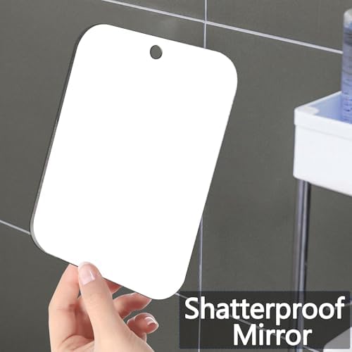 Unbreakable Portable Shower Mirror for Shaving - Large 108x78 Inch
