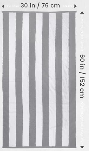 Perfect for Lounging Cabana Stripe 4-Pack 30x60
