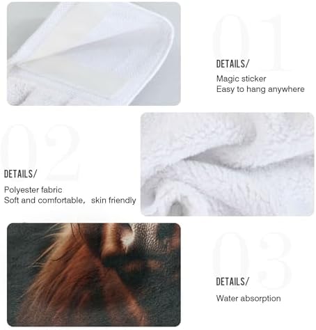 Ultra Soft Scottish Highland Cow Kitchen Towels