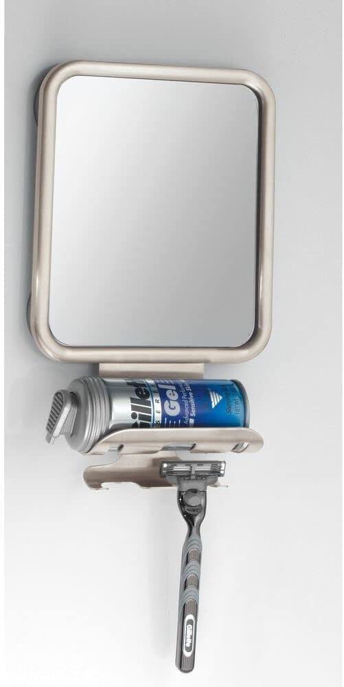 Modern Suction Shaving Mirror for Showers