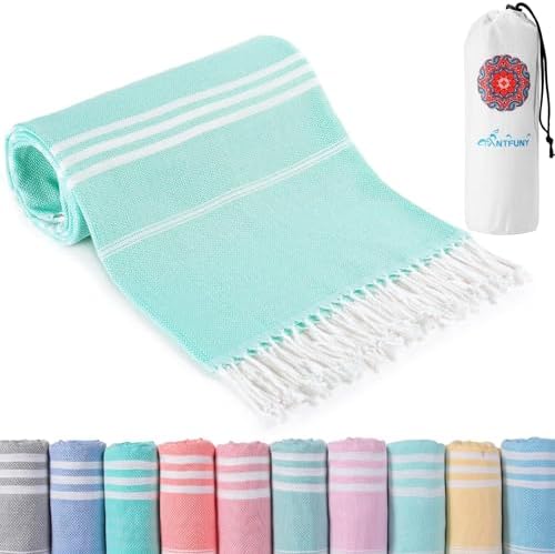 Big Beach Towels Ugly Sand Durable Soft Overflow Design Premium Quality