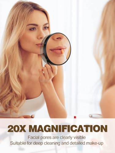 20X Magnifying Mirror with Suction Cups Perfect for Makeup