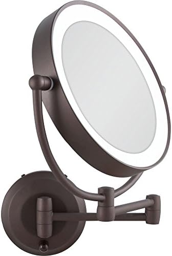 Zadro 11 LED Wall-Mounted Makeup Mirror with Shaving Function