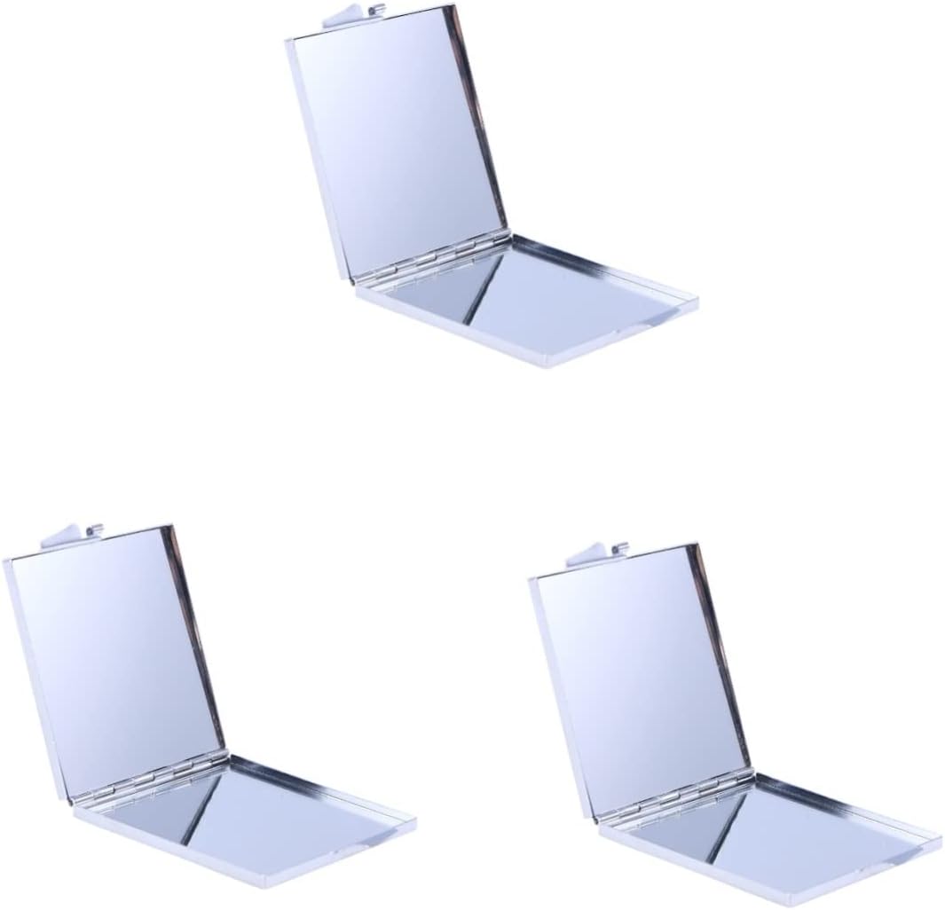 Minkissy 3-Piece Compact Folding Makeup Mirror