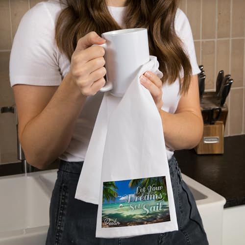 Beautiful Beach Towel Made in the USA 18x28 inches