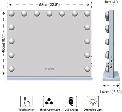 Vanity Mirror with Lights for Makeup