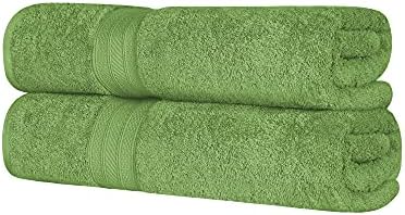 SuperiorLong Staple Combed Cotton Bath Sheet Set 2-Piece