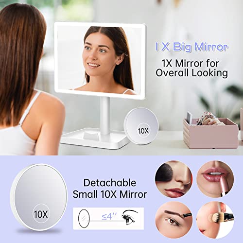 Precision Makeup Mirror with 96 Bright LEDs Compact Design
