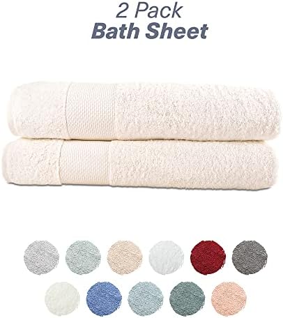Luxury 100 Cotton Bath Sheet Set - Luxurious Relaxation at Home