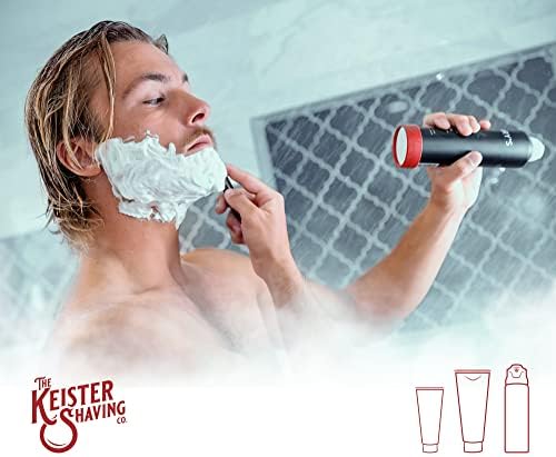 The Keister Pocket grips your gel can super-sharp anti-fog mirror