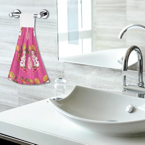Premium 2-Pack Kitchen Towels Stokes Dogs Design