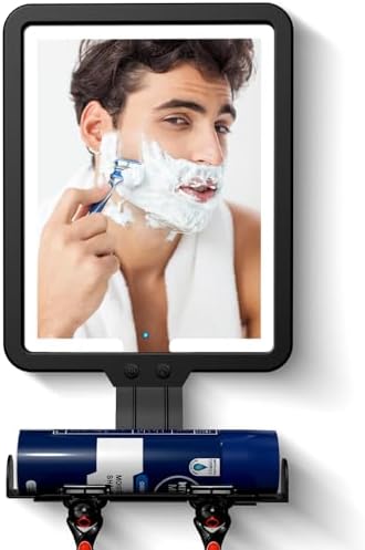 Heated Anti-Fog Shower Mirror for Shavers