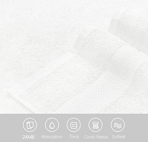 Extra-Soft Terry Cotton Bath Towels Set