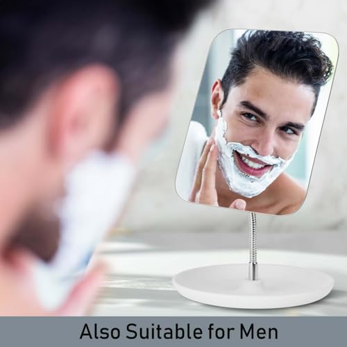 Adjustable Vanity Mirror with Stand for Makeup - Portable Travel Companion