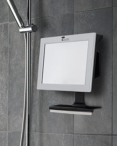 Fog-Free Shower Mirror with Squeegee