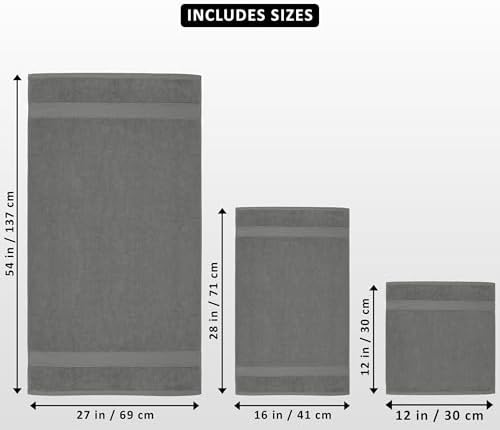Utopia 8-Piece Premium Towel Set