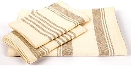 Perfect Cream Linen Towels Set LUMA