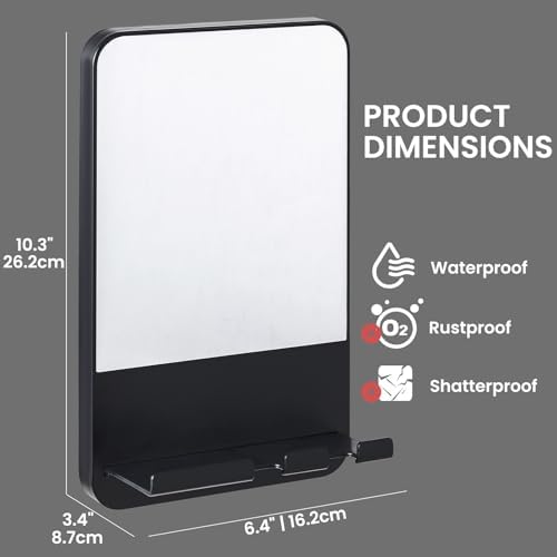 Smooth Wash with TAILI Shutter-Ready Fogless Shower Mirror