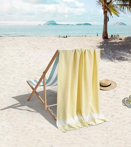 6 PACK Beach Towels Set Oversized Sand-Free 39x71 Incher