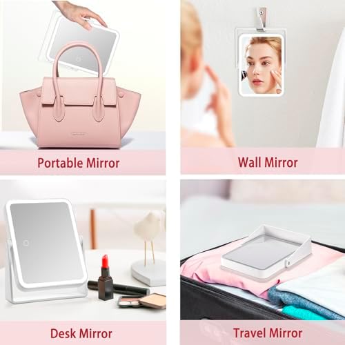 Travel Makeup Mirror with 10X Magnification