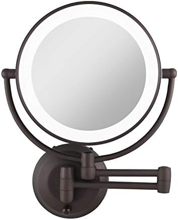 Zadro 11 LED Wall-Mounted Makeup Mirror with Shaving Function