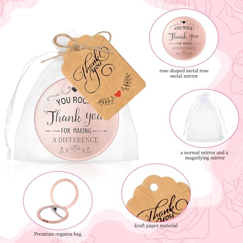 24-Set Inspirational Compact Mirrors for Women Thoughtful Gifts