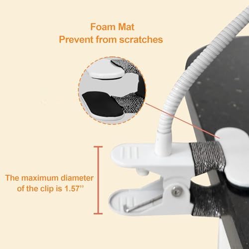 Ezcora Clip-On Lighted Makeup Mirror